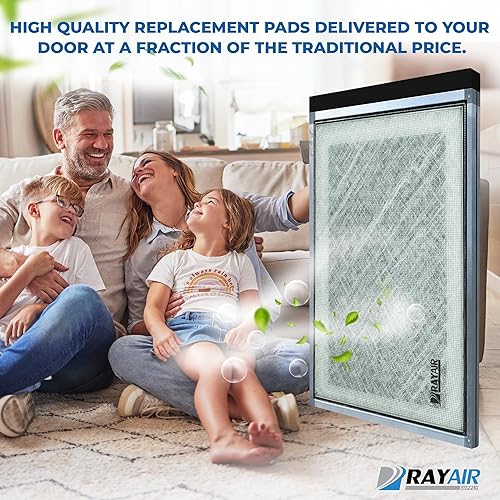 Miniatura 5 de RAYAIR SUPPLY Almohadillas de filtro de repuesto de 18 x 24 pulgadas compatibles con filtros de aire Pristine de 18 x 24 pulgadas (paquete de 3)