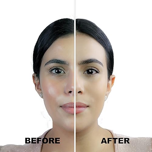 Miniatura 5 de Nailen Base de maquillaje compacta en polvo con acabado mate, control de brillo, cobertura completa, ideal para todo tipo de piel y aspecto de cara