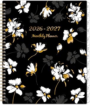 2026-2027 Monthly Planner - Planner 2026-2027 from Jul. 2026 - Dec. 2027, Monthly Calendar with Tabs, Inner Pocket, 8.5" x 11"