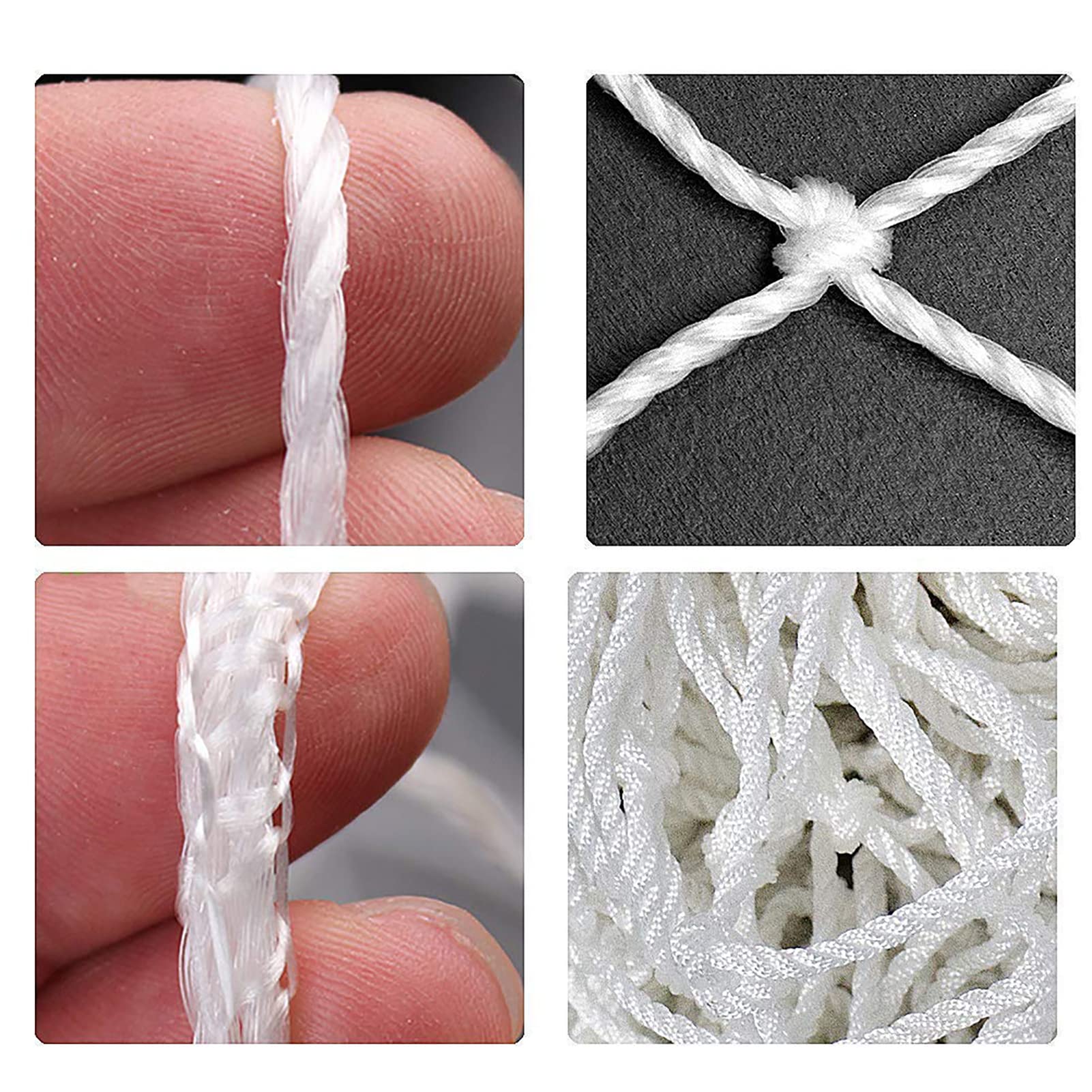 Yinhing Soccer Goal Net, Portable Football Soccer Net Sports Replacement Soccer Goal Post Net for Sports Match Training, Football Training Target Net for Kids and Adults (6X4FT)