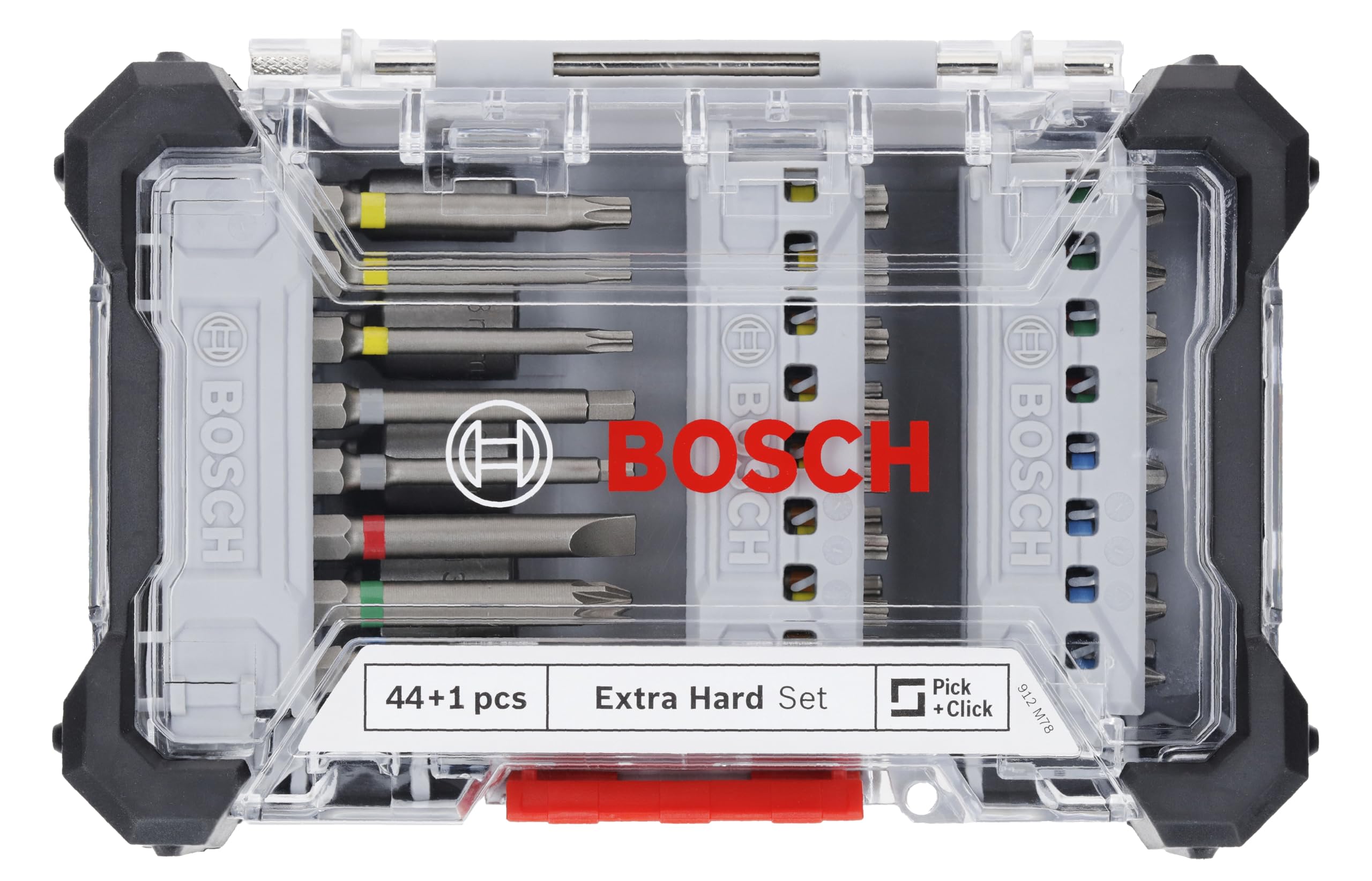 ⭐️BOSCH Bosch 45x Extra Hard Screwdriver Bit Set, 44+1-Piece (168 x 110.5