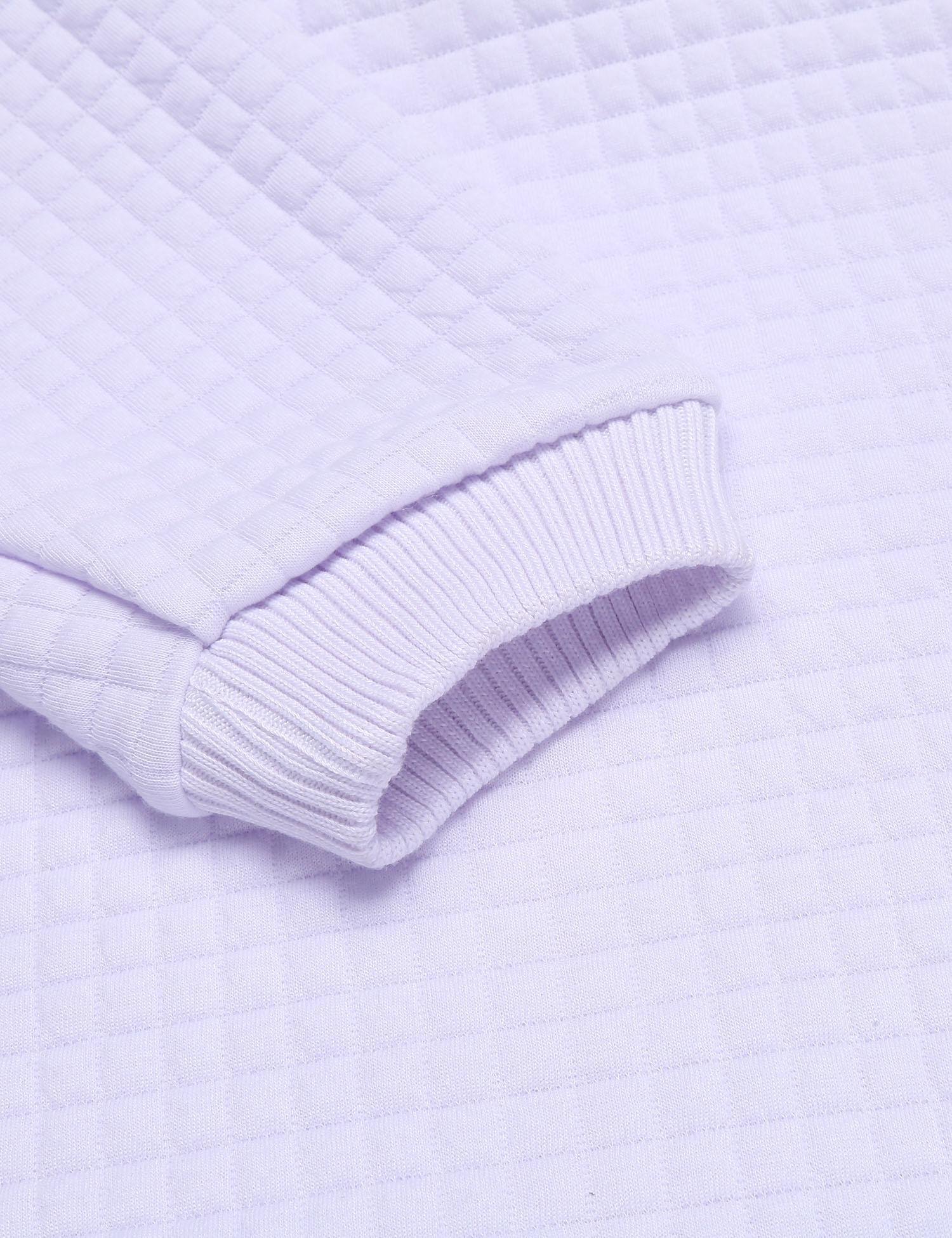 COOFANDY Męski sweter z kapturem, hipsterski, gimnastyka, długi rękaw, sznurek, w kratkę, żakardowy sweter z kapturem, biały, XL