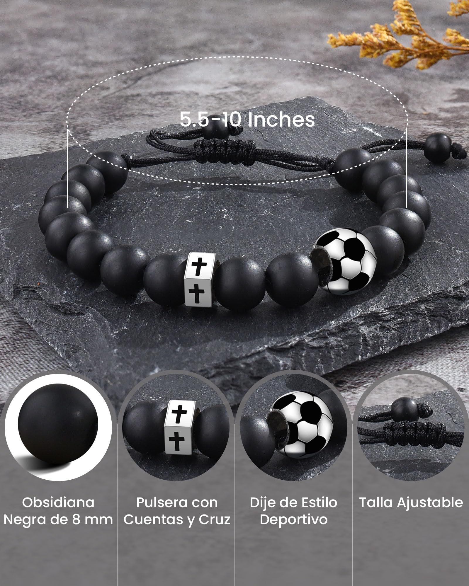 VU100 Regalos Comunion Niño Niña, Regalos Primera Comunion Niño Niña Recordatorios Comunion Originales Pulsera Comunion Niños Niñas Hombre Pulsera Cruz Ajustable