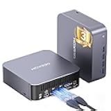 GEEKOM GT1 Mega AI Mini PC, with Intel 14th Gen Ultra 9 185H (Up to 5.1 GHz), 32GB DDR5 2TB M.2 NVMe SSD, Mini Desktop Computers Windows 11 Pro, 2.5G Dual LAN/WiFi 7/BT 5.4/USB4.0/8K/3 Years Warranty