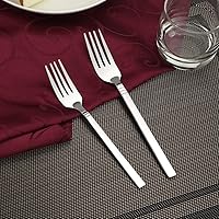 Vista 4 de Fiazony Juego de cubiertos de 30 piezas, cuchillo tenedor, cuchara de acero inoxidable, cubiertos de servicio para 6