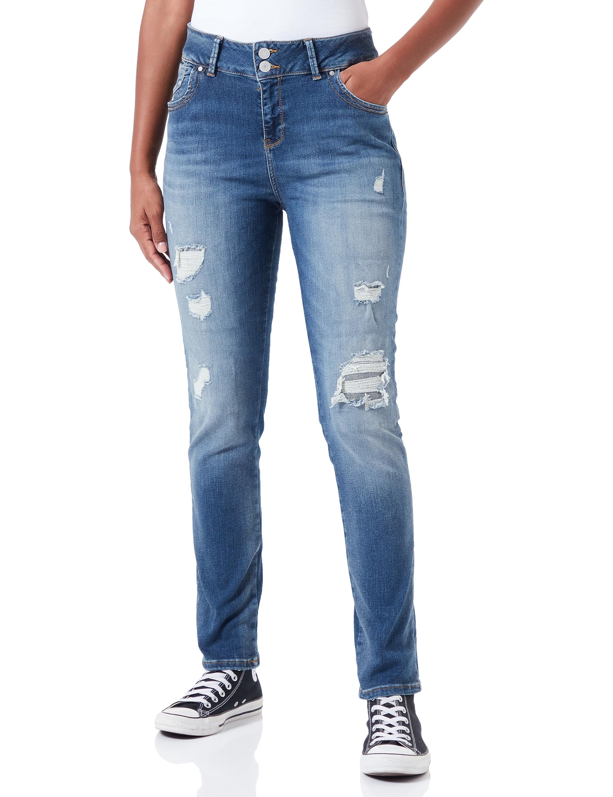 LTB Jeans Damen Molly M Jeans, Gaila Wash 54550, 24W / 34L