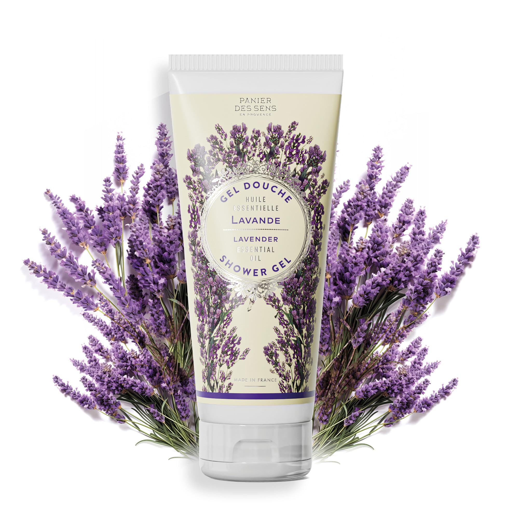 Panier des Sens, Lavender Shower Gel, Body Wash for Women & Men, With Shea Oil