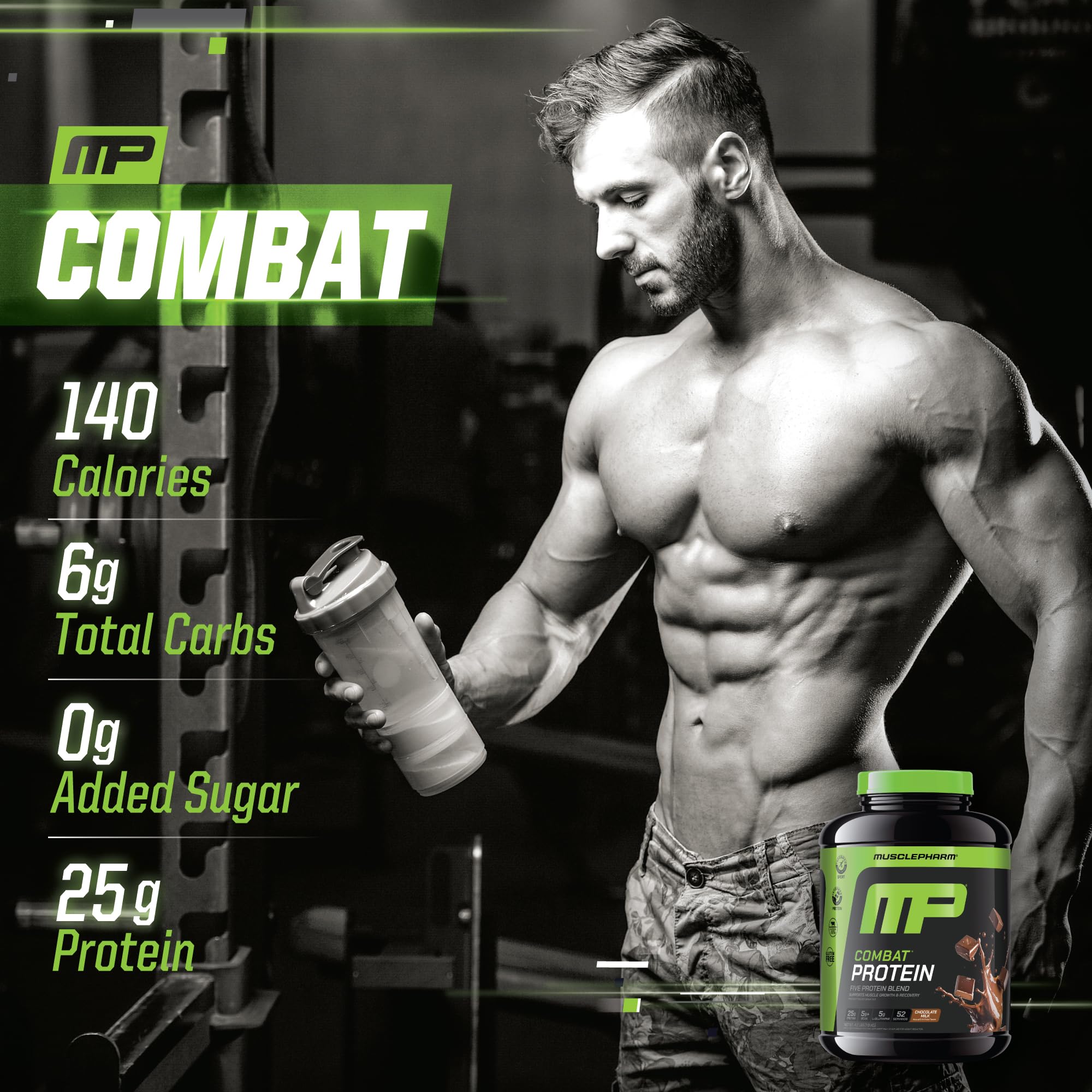 Amazon.com: MusclePharm Combat Protein Powder, Chocolate Milk
