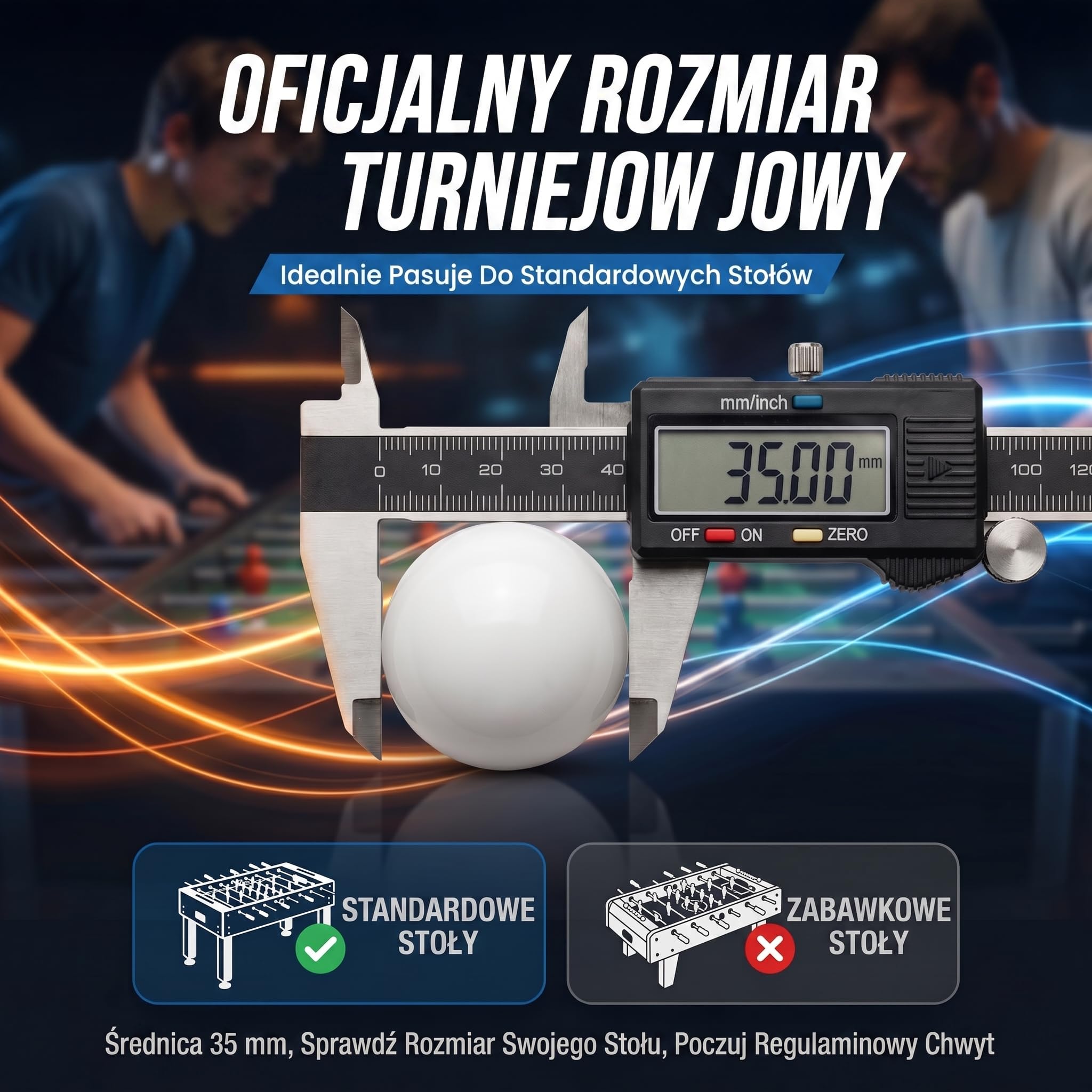 GOODS+GADGETS Piłki do piłki stołowej, speedball, 12 sztuk, wysokiej jakości piłka stołowa, zestaw różnych rodzajów (korek, PE, PU, ABS) 35 mm