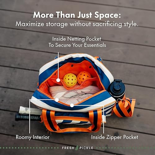 Miniatura 3 de Lola - Bolsa de pickleball de la serie de diseñador para mujer, accesorios de pickleball de primera calidad para mujer, bolsas de pickleball