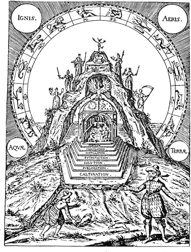 Póster de Alchemy Mountain Nthe Mountain Of The Adepts Ncontaining The Philosophers (18 x 24)
