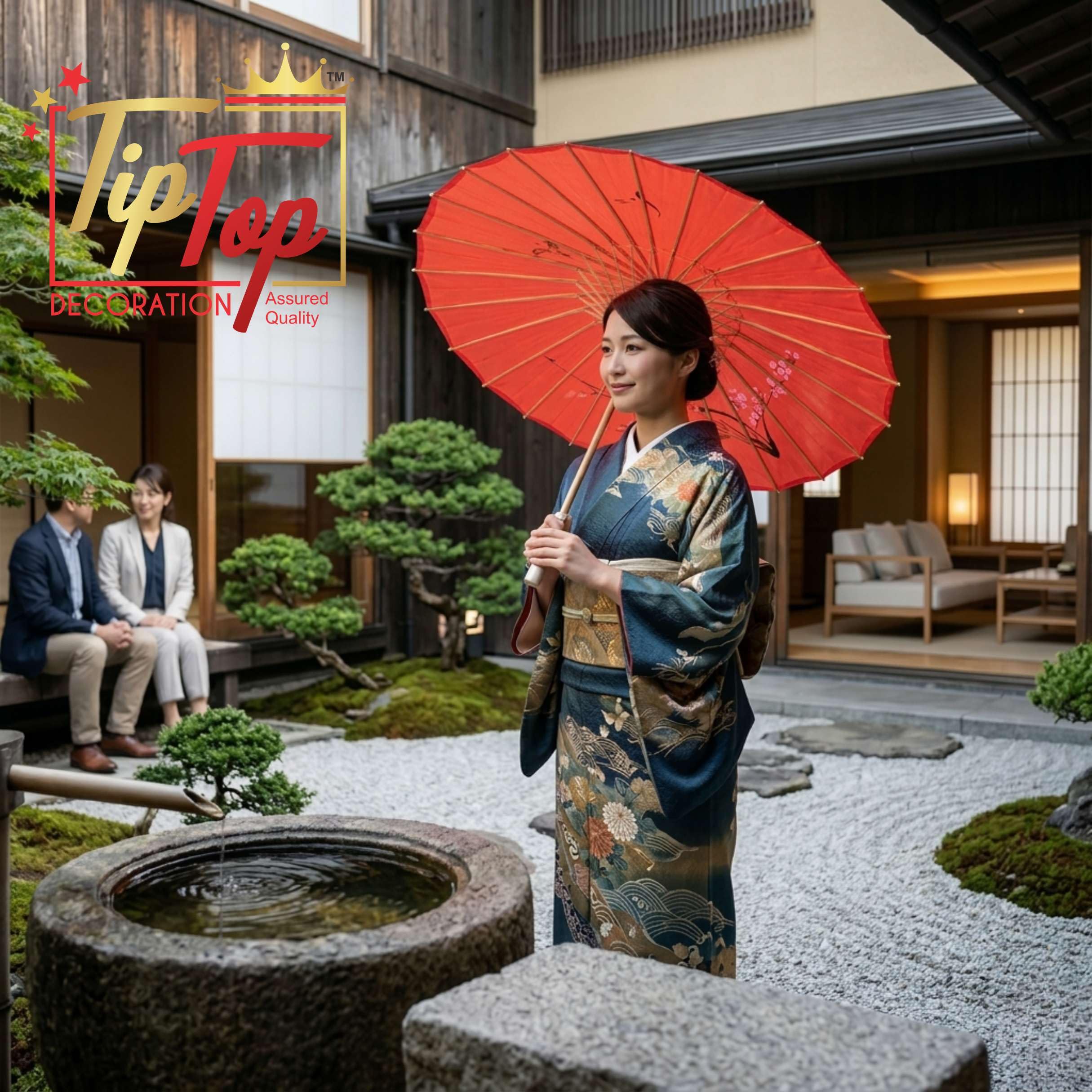 Japanese Traditional Parasol Umbrella - 33 Inch -7 Japanese Traditional Parasol Umbrella - 33 Inch -7