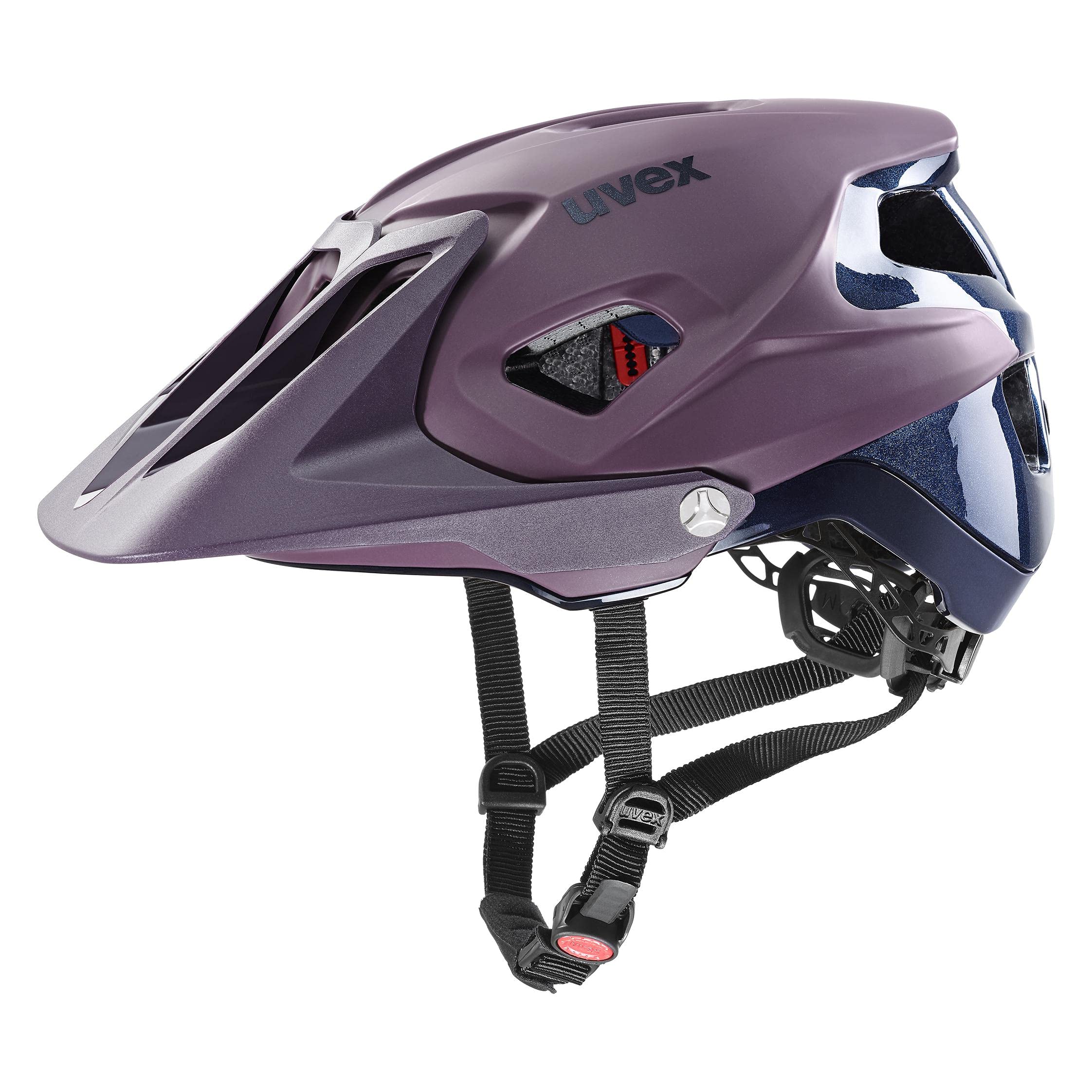 uvex quatro integrale - extrem leichter MTB-Helm für Damen und Herren - individuelle Größenanpassung - verstellbarer Schirm