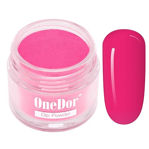 OneDor - Polvo para uñas, polvo para inmersión de uñas, sistema de pigmentos de color acrílico, 1 onza, 33