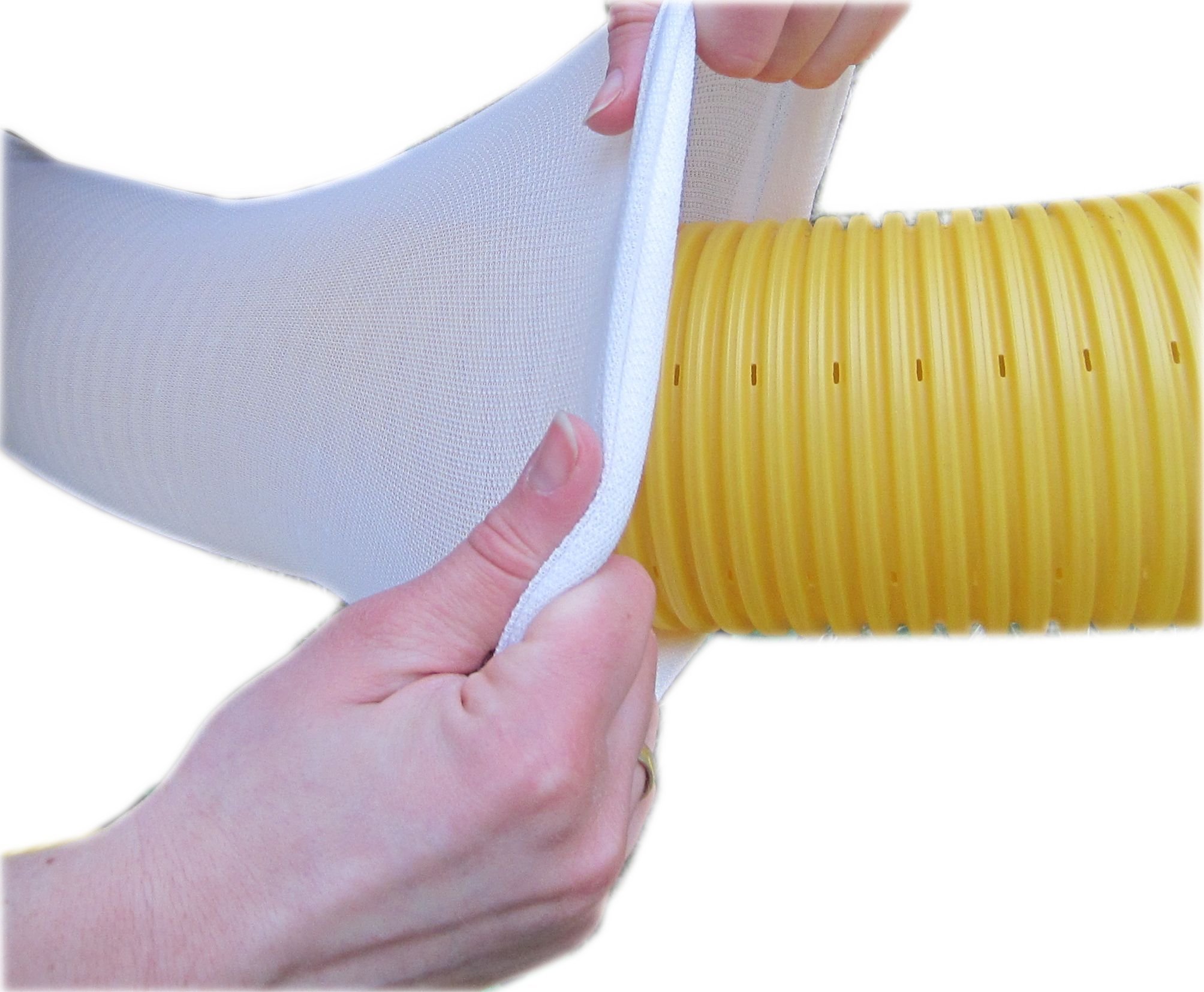 Wetzel Filtre de drainage 20 m pour tuyau de drainage DN100 – Protection longue durée pour votre système de drainage en tissu non tissé, blanc, naturel, simple