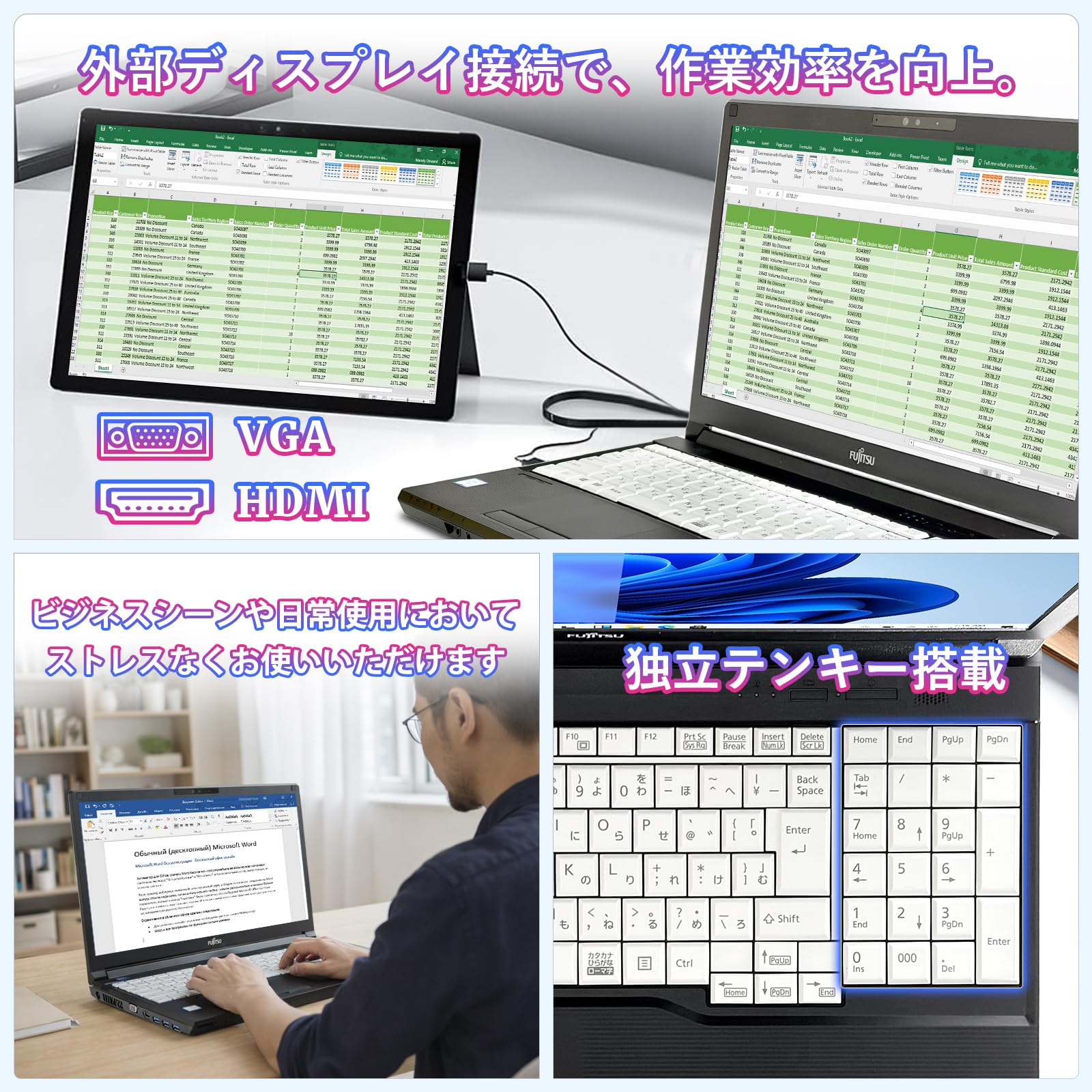 Amazon.co.jp: 【整備済み品】中古 ノートパソコン富士通 A749/ 15.6型