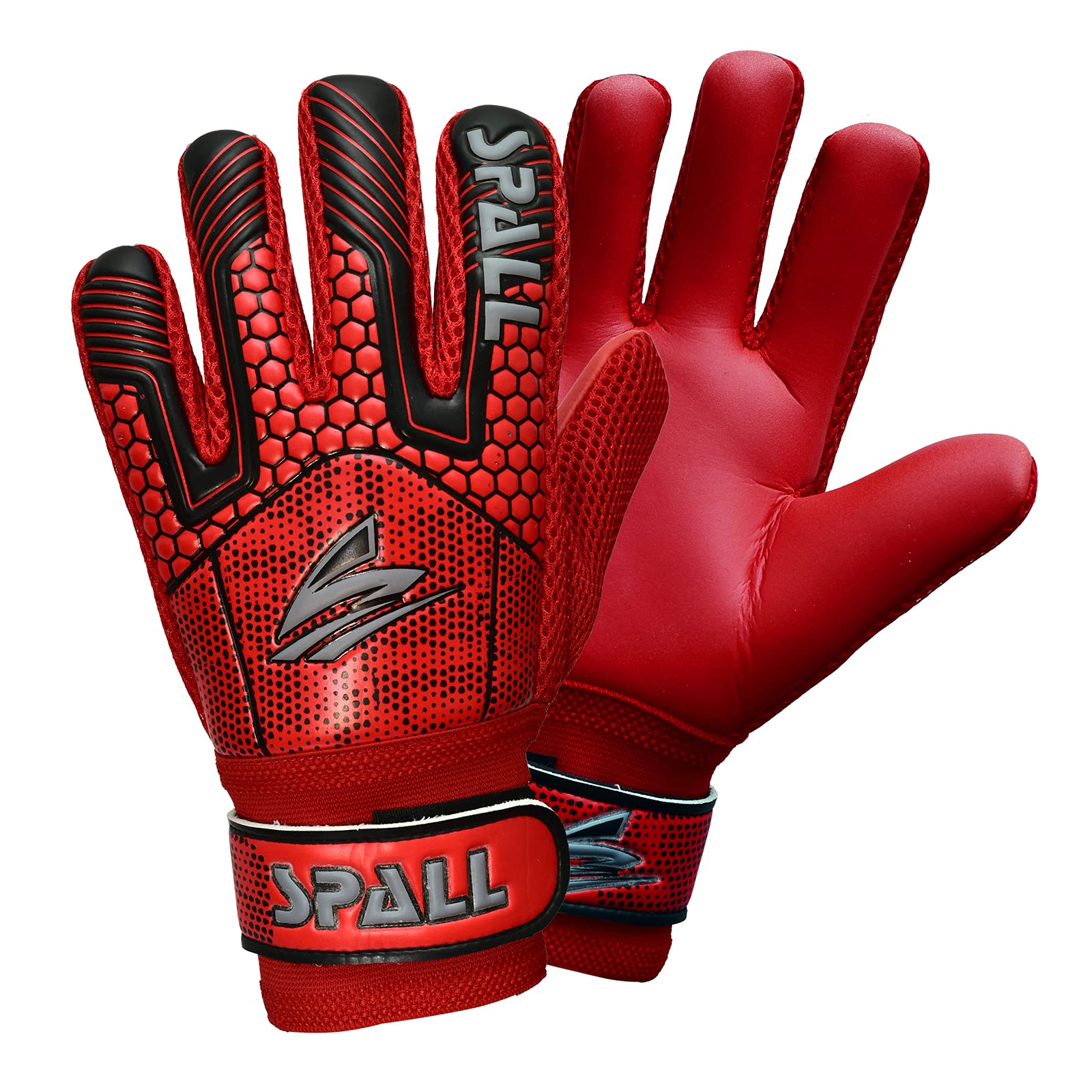 Goalkeeper Gloves Strong Grip for The Toughest Saves with Finger Spines to Give Splendid Protection to Prevent Injuries High Performance Pro-Level Goalie Gloves Ideal for men and women by SPALL