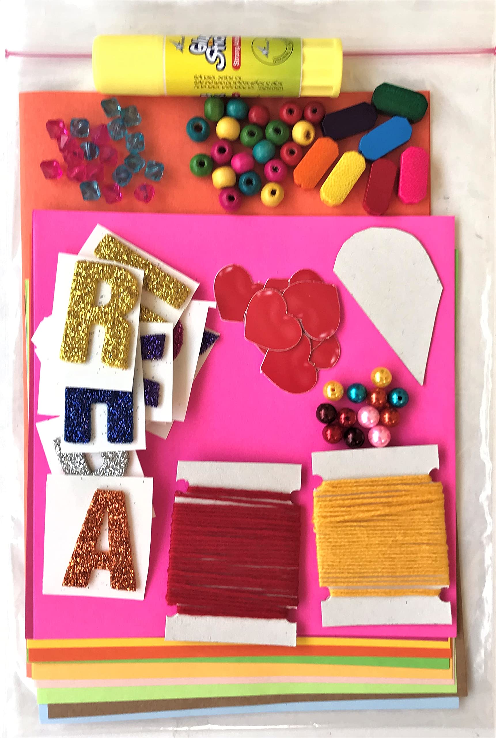 The brown box®Rakhi Making Kit,Rakhi Making Material,Rakhi for Brother,Friendship Band Making kit,Craft kit,Art and Craft Kit,Rakhi Greeting Card Making Kit,7,DIY Kit,Bracelet Making Kit.