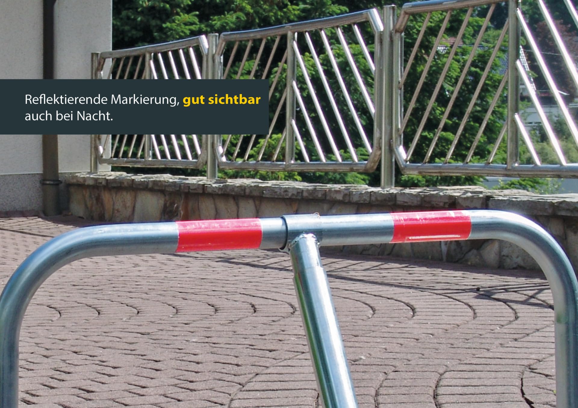 Schellenberg 73115 Parkbügel manuell, zur Abgrenzung und Sicherung, Reservierung eines Parkplatzes