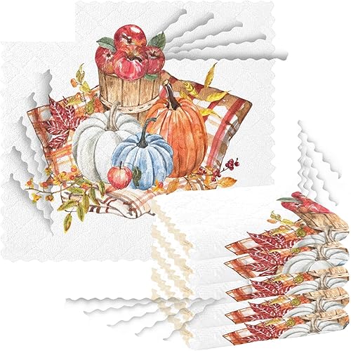 Toallas de cocina de otoño y otoño, muy absorbentes, trapos de cocina de primera calidad para cocina, paños de limpieza reutilizables de secado