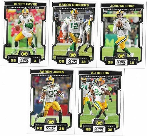 Miniatura 3 de 2023 Panini Score Football Green Bay Packers Team Set 13 Cards WDrafted Rookies