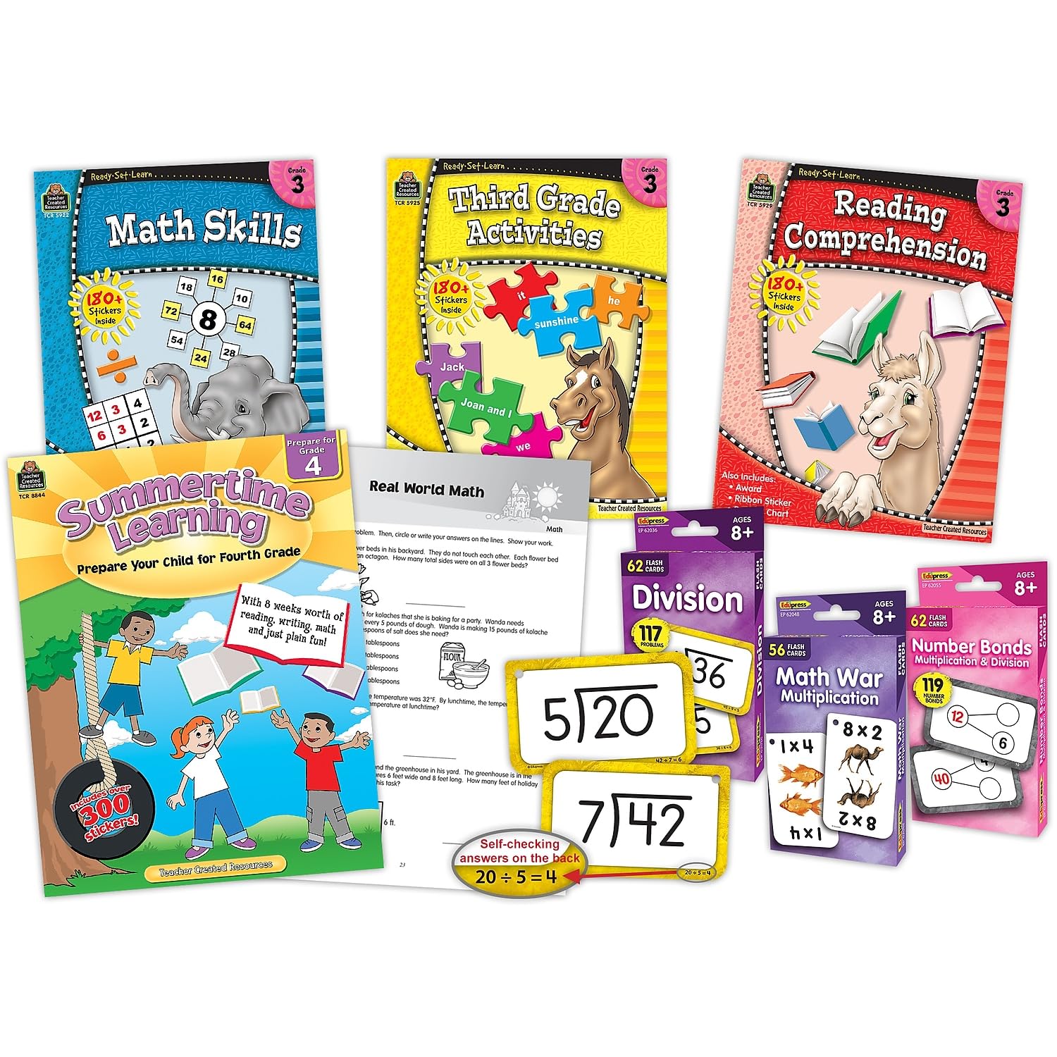 Teacher Created Resources(r) Learning at Home: Grade 3 Kit