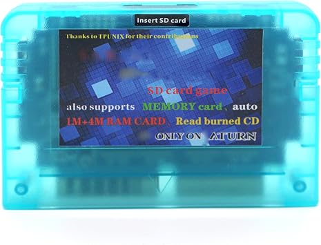 Arcade Game Reader Cartridge Fast Read Card Compatible with Saturns Console Full Games Flash 64G Elite