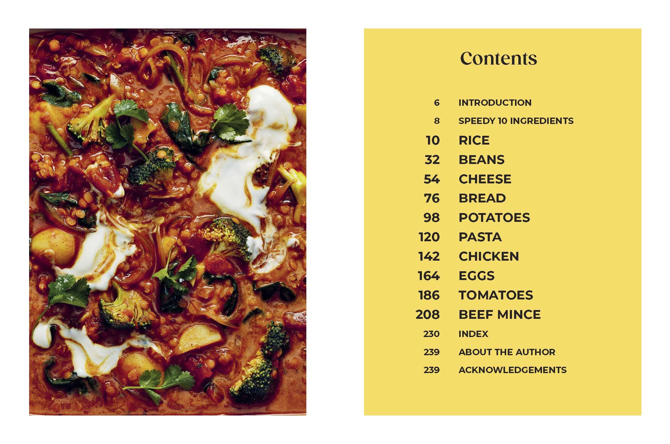 Speedy 10: 10 Everyday Ingredients, 100 Dinners in Under 30 Minutes