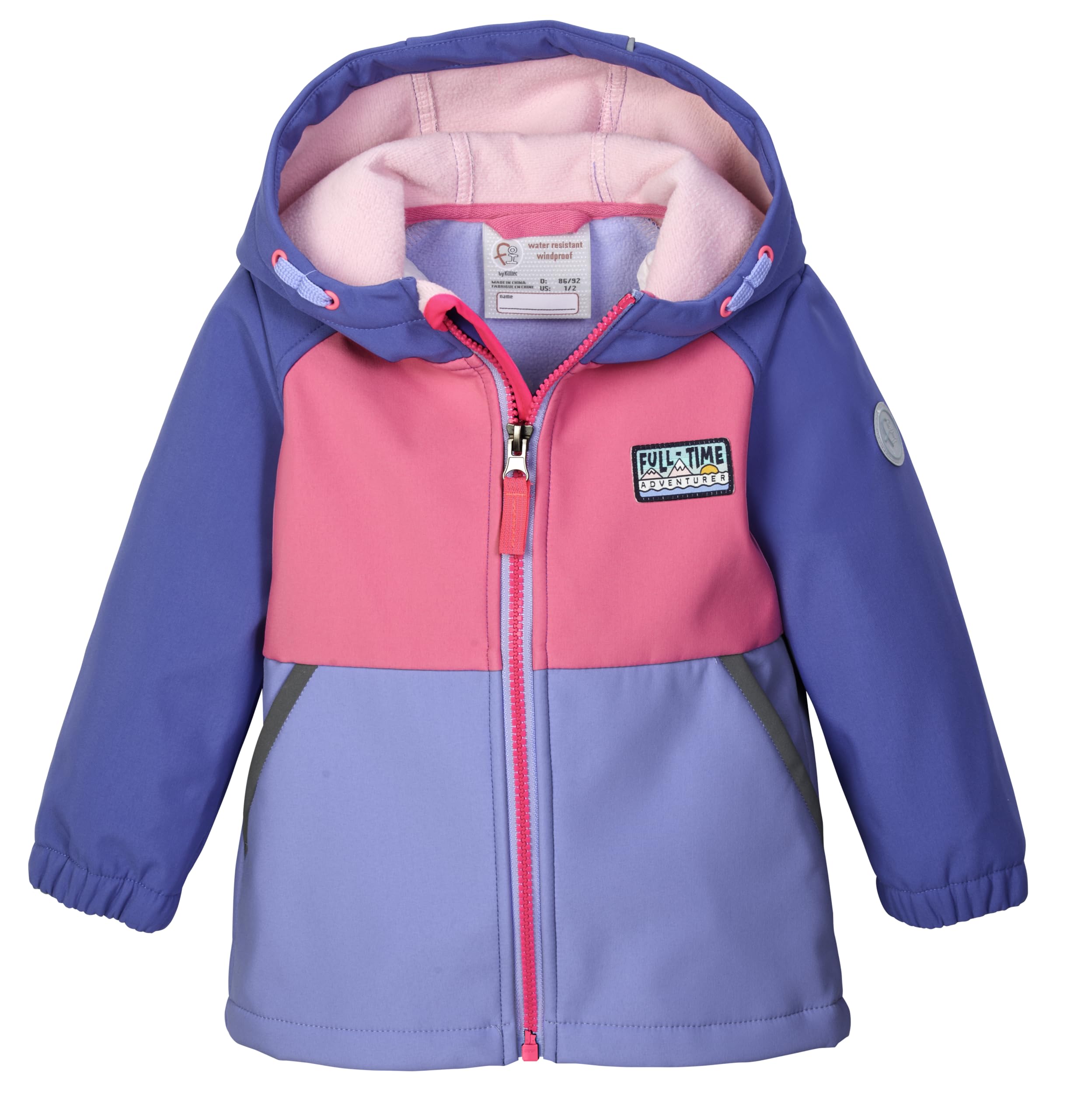 first instinct by killtec Fios 13 Mns Sftshll Jckt Giacca softshell/giacca da esterno con cappuccio Unisex - Bambini e ragazzi