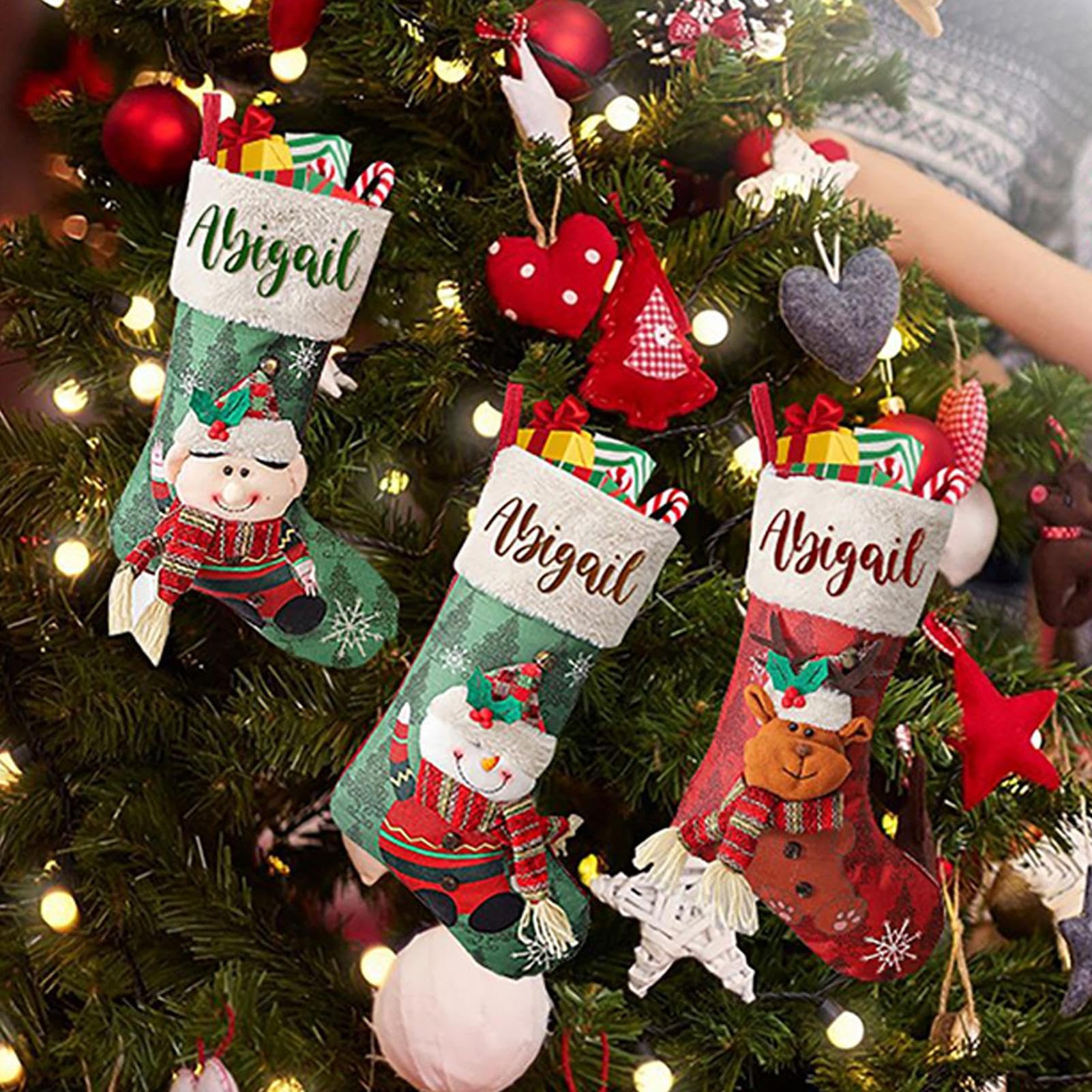 Weihnachtsstrümpfe 5-Teilige Süßigkeiten Weihnachtsstrümpfe Niedlich