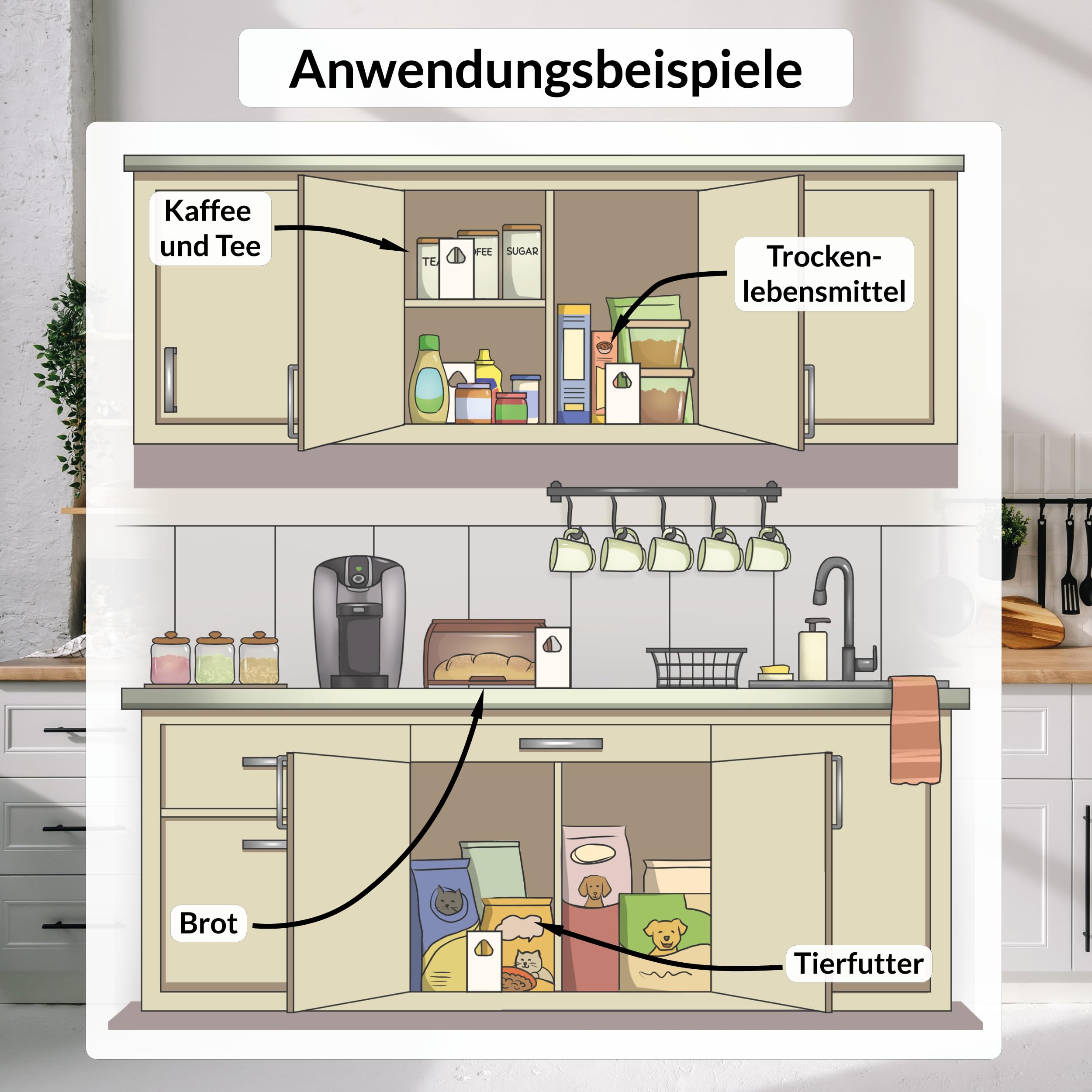 nemabest® Schlupfwespen gegen Lebensmittelmotten – 30 Karten (10 Karten à 3 Lieferungen) zur effektiven Bekämpfung - biologische Alternative zur Mottenfalle oder Pheromonfalle