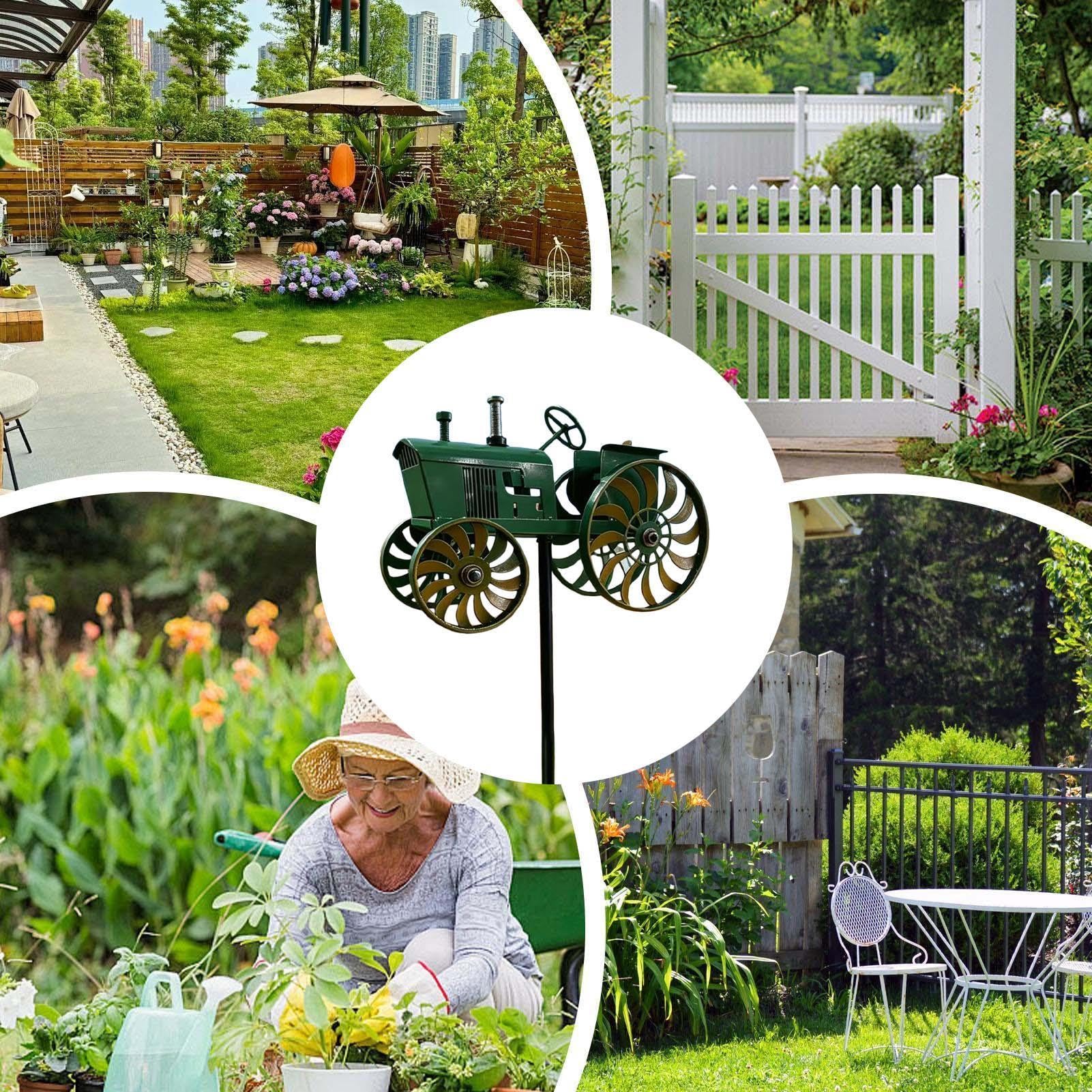 Tourniquet De Jardin À Vent - Antirouille et résistant aux intempéries,Tourniquets à Vent d'extérieur | Idéal pour Cour, Pelouse, Fête, Balcon, Ferme, Campagne, Maisons, Paysage Et Extérieur