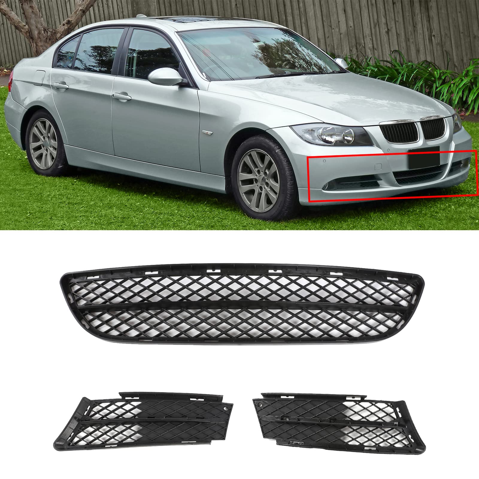 がございま グリル BMW 328D XDrive Front Bumper Grille 2014 2015 2015 Lower