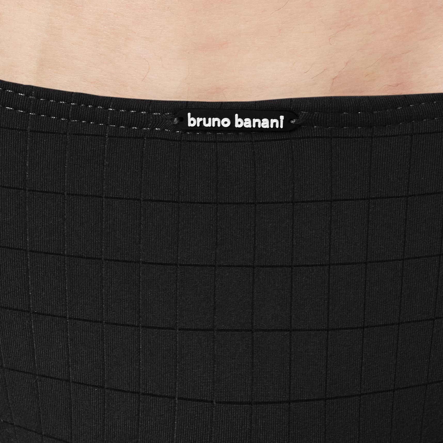 Bruno Banani stringi męskie, Czarny (Karo 125), L