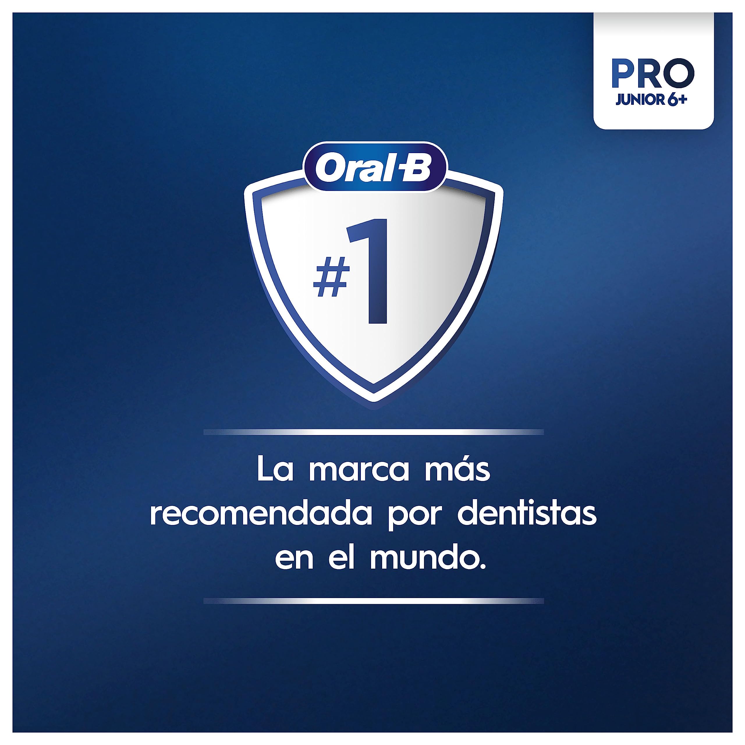 Oral-B Pro Junior Cepillo De Dientes Eléctrico, 1 Mango Verde, 1 Cabezal, Diseñado Por Braun, Apto Para Niños Mayores De 6 Años