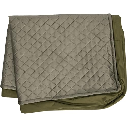 Furhaven Replacement Dog Bed Cover Water-Resistant Indoor/Outdoor Quilt Top Convertible Mattress, Washable - Dark Sage, Medium