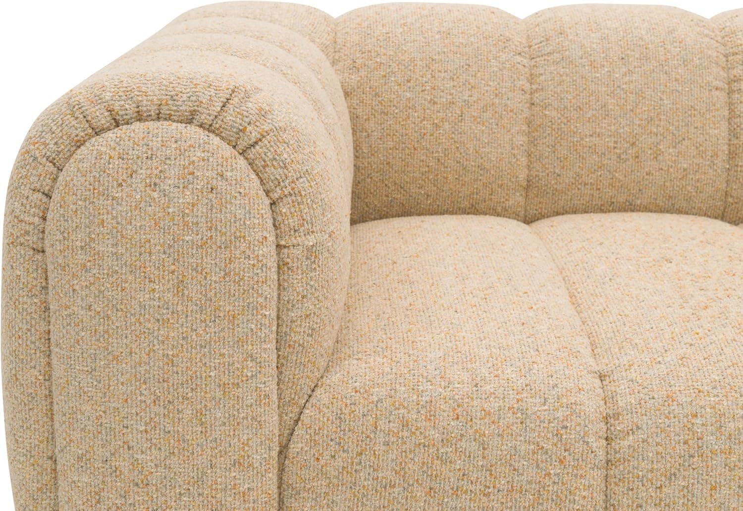 DOMO. collection Sofa Salto, 3-Sitzer Bigsofa mit Taschenfederkern, 3er Couch, Modulsofa, Polstergarnitur, 118 x 254 x 69 cm (BxTxH), beige
