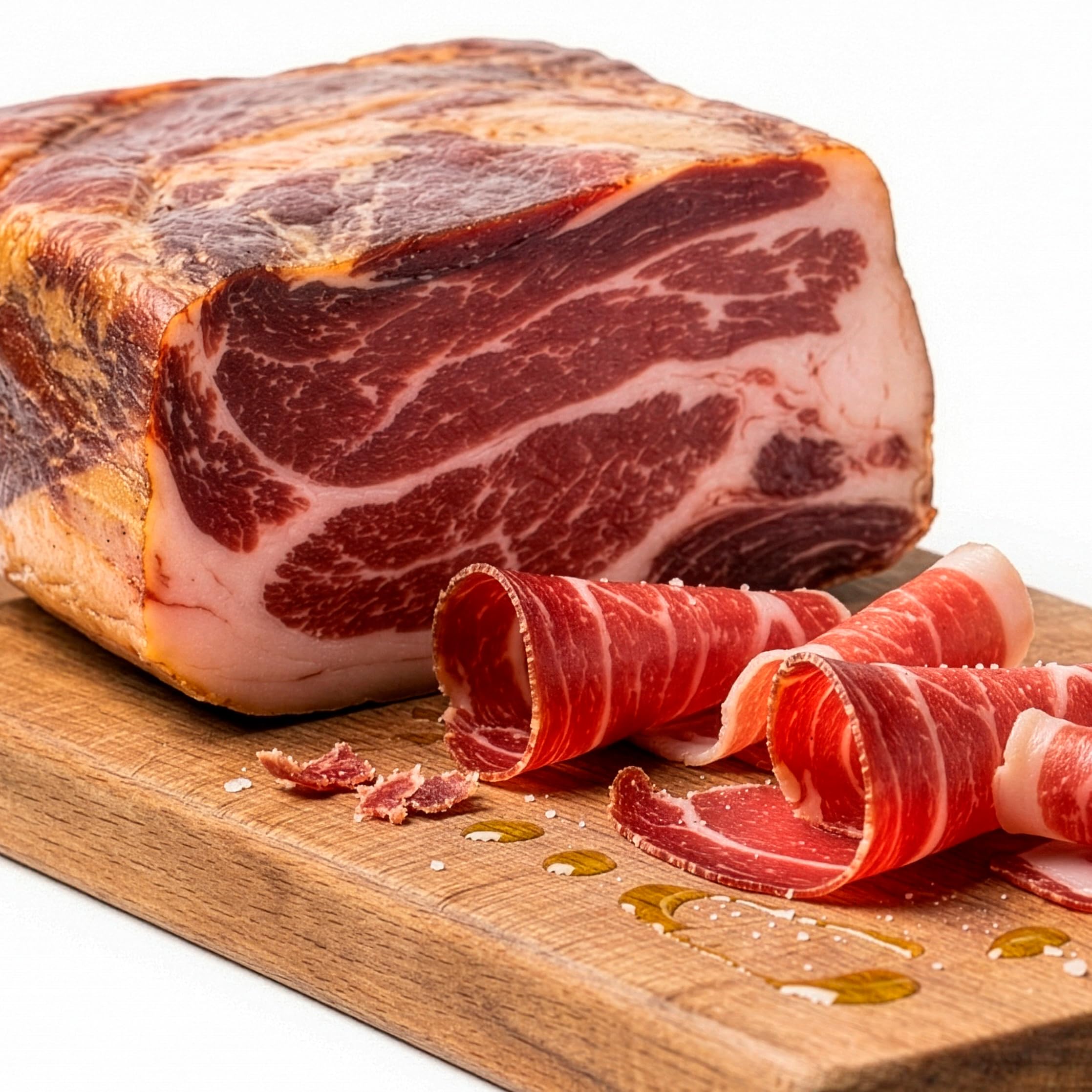 Everyday Products Taco de Jamón Serrano DUROC Gran Reserva 800g - Curación Lenta 18 Meses - Centro de Jamón Deshuesado Pulido y Envasado al Vacío - Ideal para Tapas, Regalo Gourmet y Corte a Cuchillo