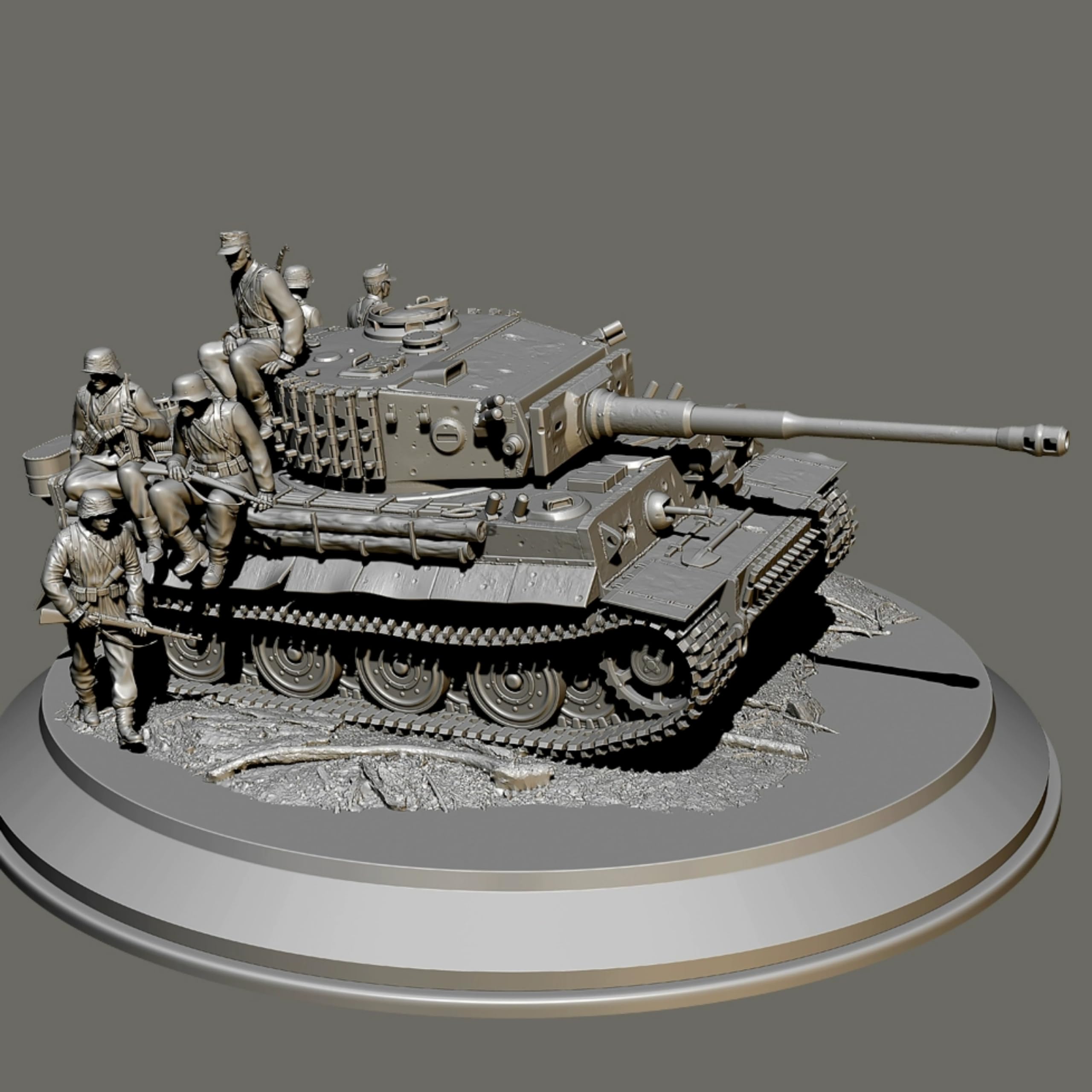 1/35 (mit Panzern) WWII Tankers Resin Model Kit Unbemalte und unmontierte Resin Modellteile //7Ri5z-3