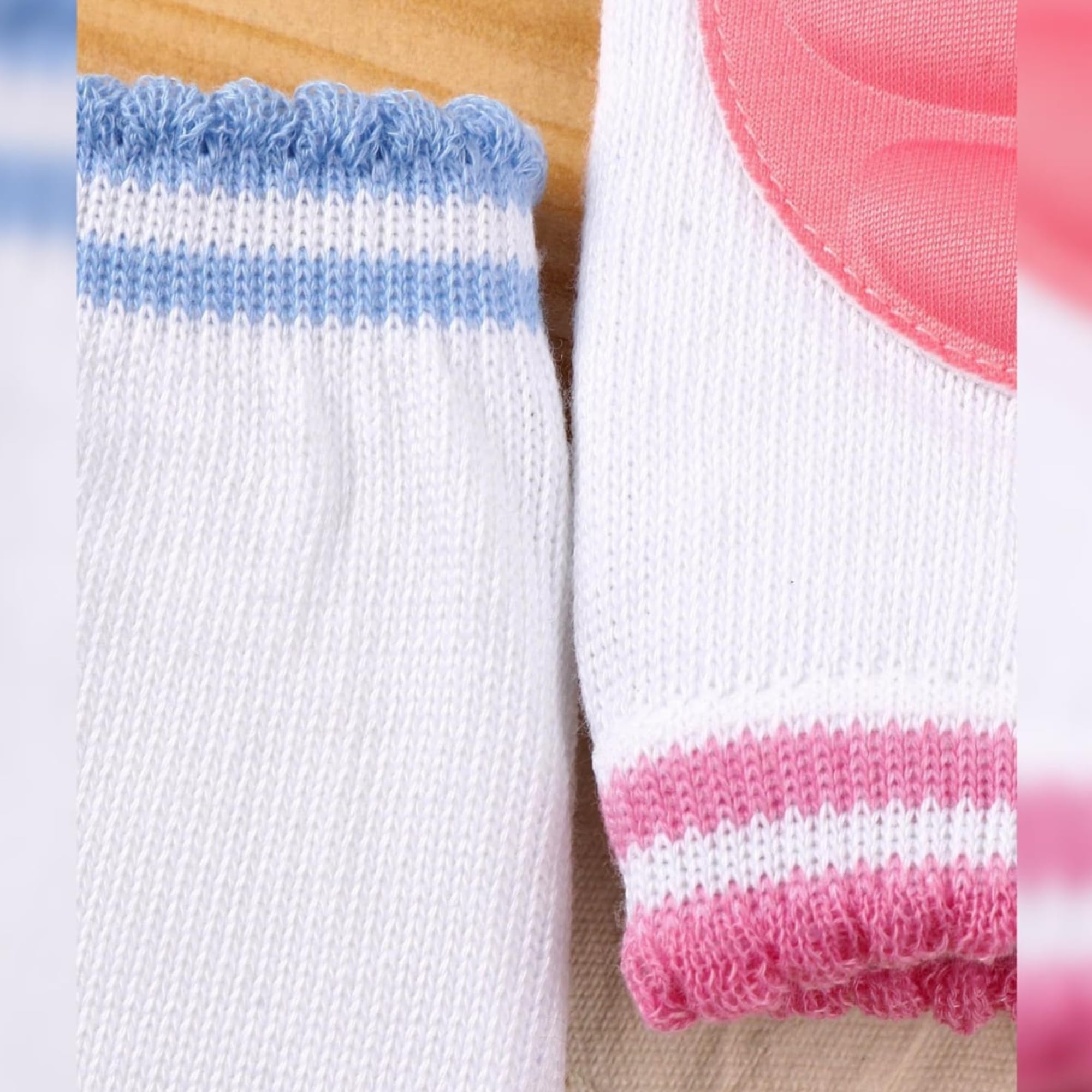 Sangpri 2 Pair Baby Knee Pads for Crawling | Knee Cap for Kids | Kids Knee Protectors | Ideal for 6-12 Months Babies (Multi Color) - Image 7 thumbnail