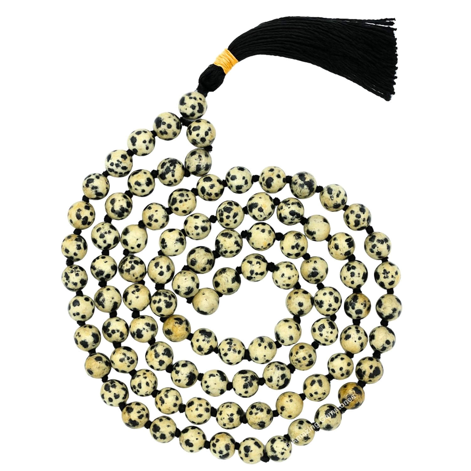 Amazing Gemstone Japa Mala 108 Prayer Beads Necklace and Wrist Mala Bracelet for Meditation