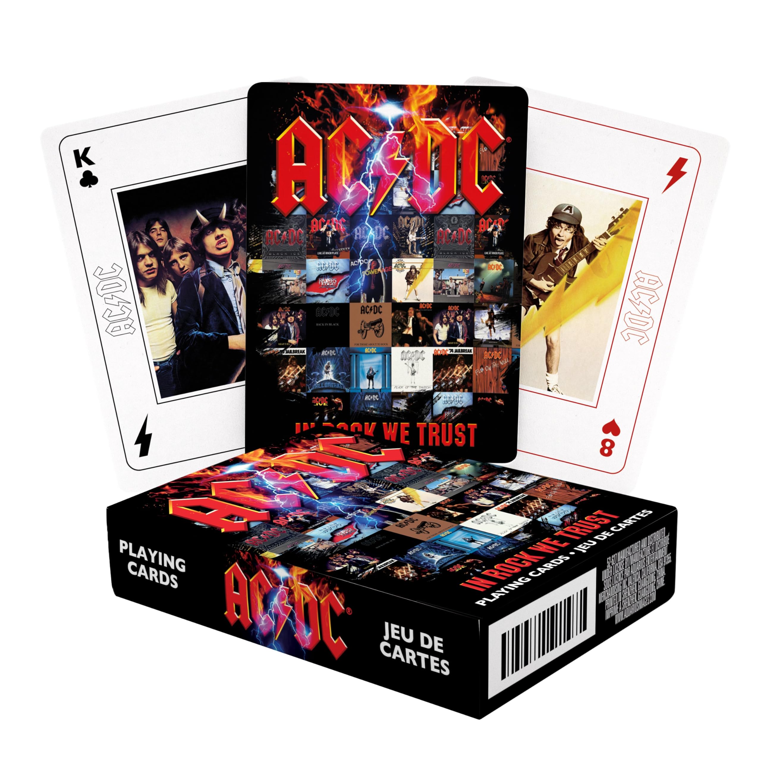 AC/DC-In Rock We Trust Playing Cards