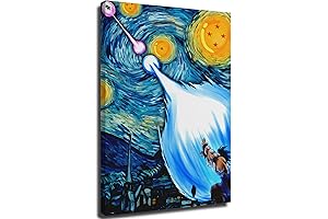 Mesmerizing Dragonball Z Starry Night Canvas