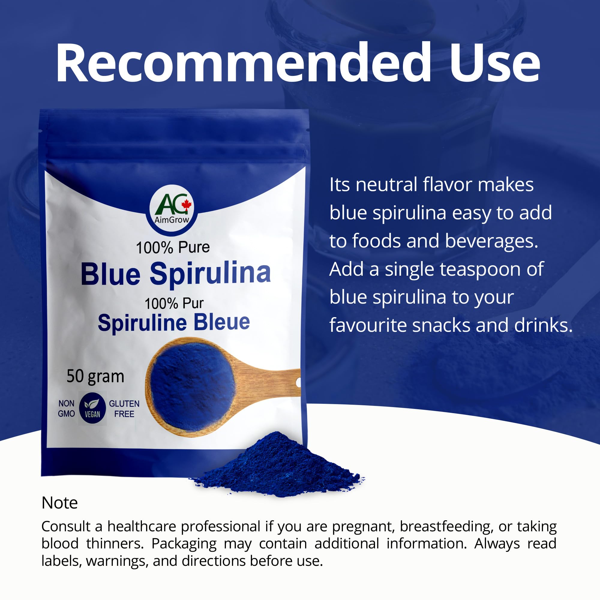 Niebieska Spirulina