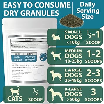 Plaque Vanish | 100% Natural Seaweed Dental Powder | Plaque Off Tartar Remover for Dogs & Cats | Banish Bad Breath | Made in UK (450g)
