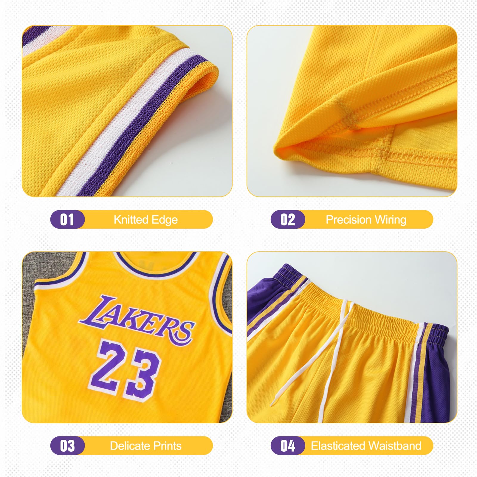 Pardofelis Maglia da basket per bambini, abbigliamento da basket con wrist wraps, maglia da basket per bambini, ad asciugatura rapida