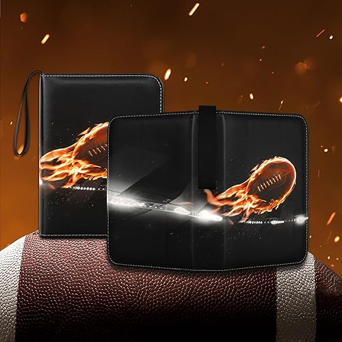 Miniatura 3 de RONMONG Carpeta de tarjetas de fútbol, tarjetas comerciales deportivas 2023 con fundas para álbum, 440 bolsillos, soporte para tarjetas de rugby,