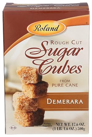 Roland Rough Cut Demerara Sugar Cubes - 17.6 oz