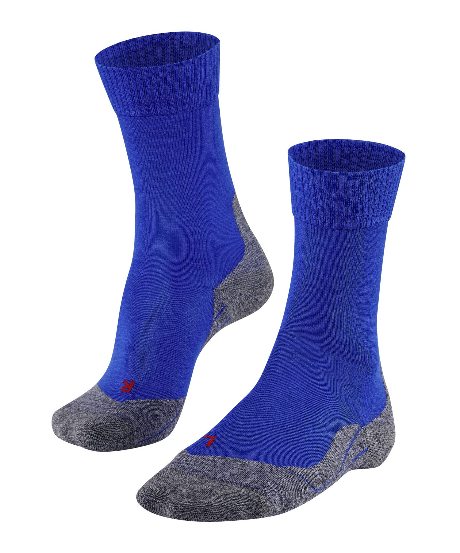 FALKE Men's TK5 Wander M So Wool Thin Anti-Blister 1 Pair Hiking Socks, Blue Yve 6714, 11-12.5