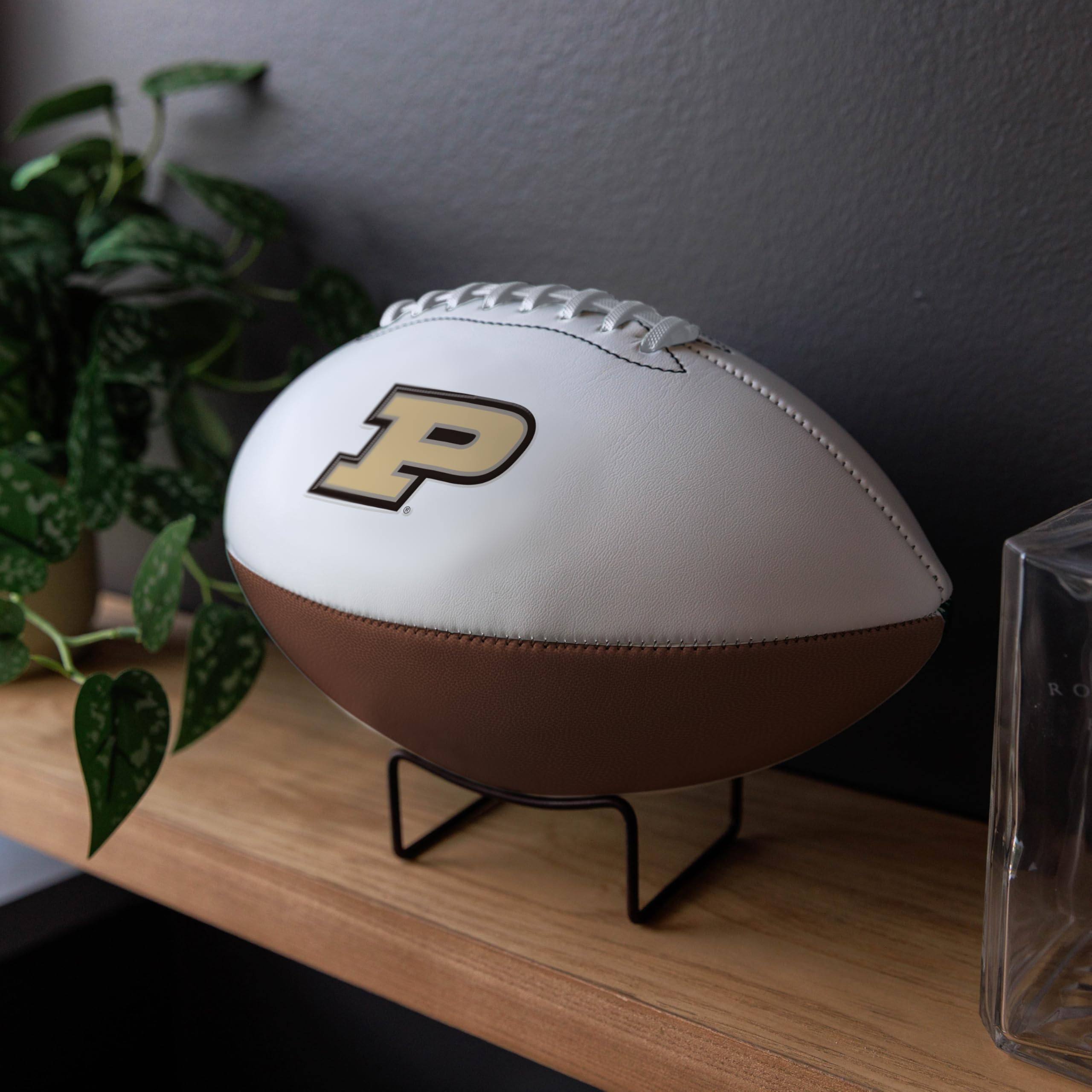 Logo Brands Purdue Autogramm-Fußball in offizieller Größe